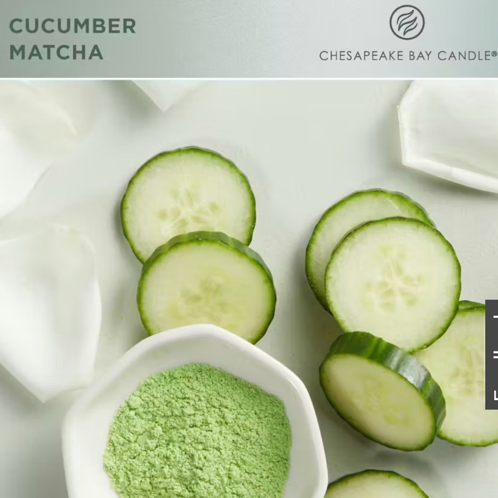 Chesapeake Bay Candle - Cucumber Matcha - Picture 3 of 9